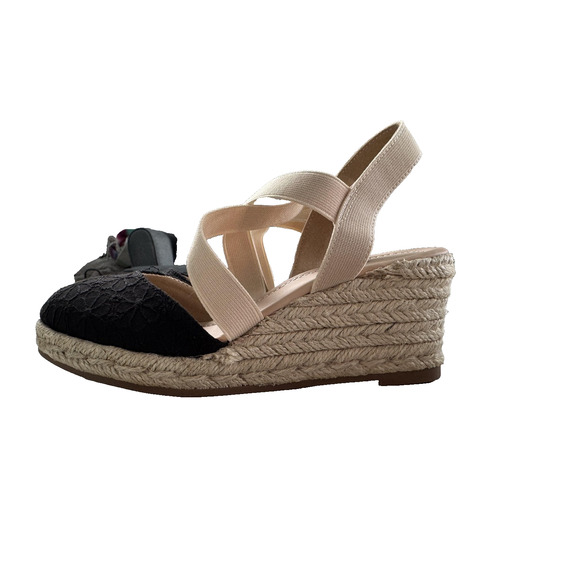Journee Collection Ashlee Shoes Womens Size 6 Espadrille Wedge Sandals Summer - Picture 7 of 13